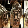 Greek Swastika shoulderpiece