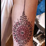 Unalome Mandala tattoo
