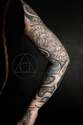 Full sleeve by Inga Hannar