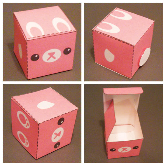 Pink Bunny Gift Box by hellohappycrafts on DeviantArt