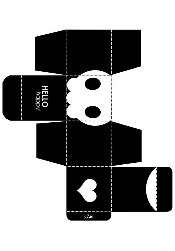 Skull Box Template