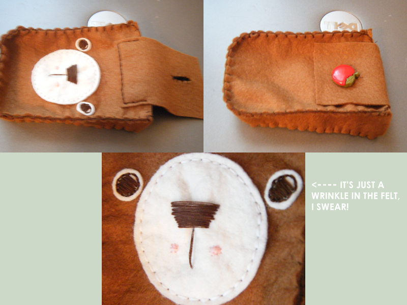 Bamboo Felt Camera Case