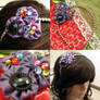 Purple bling headband