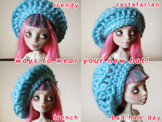 now serving up monster high slouchy hats