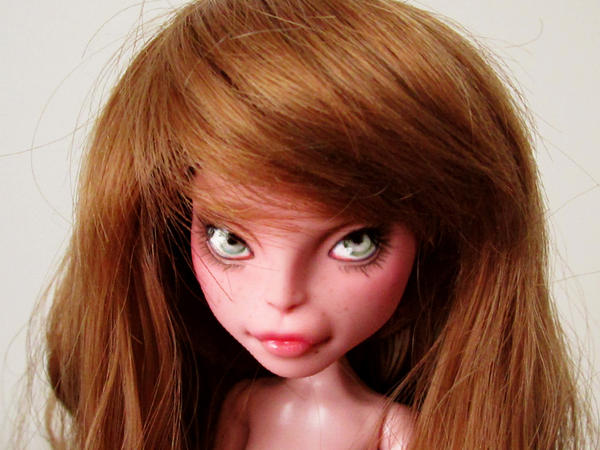 Monster High Doll Cam Pink Cat Custom Repaint By Hellohappycrafts