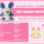 free amigurumi pattern - fat bun