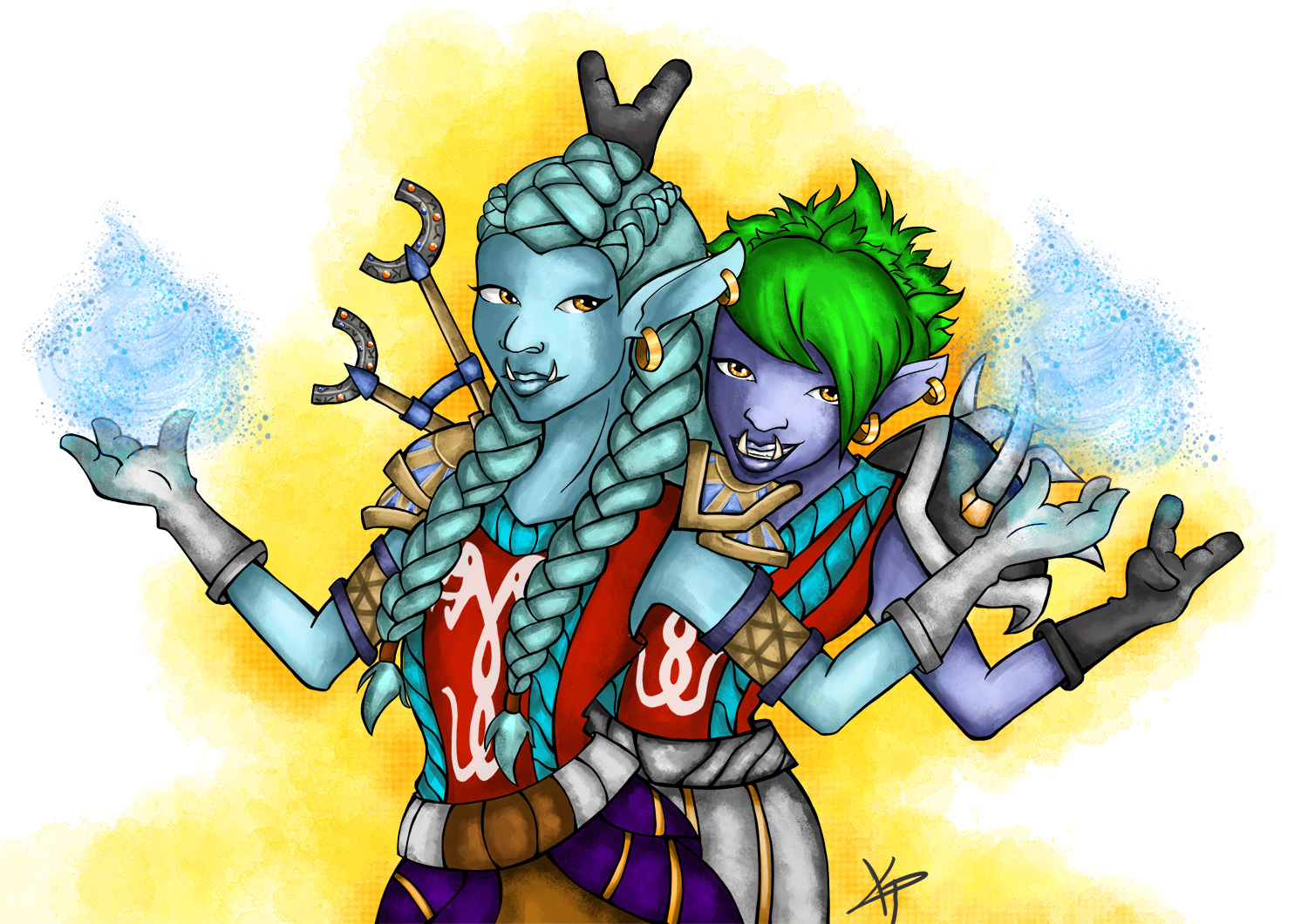 World of Warcraft- Naevla and Aishlinn