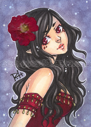 aceo - scarlet