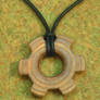 Wooden Cog pendant