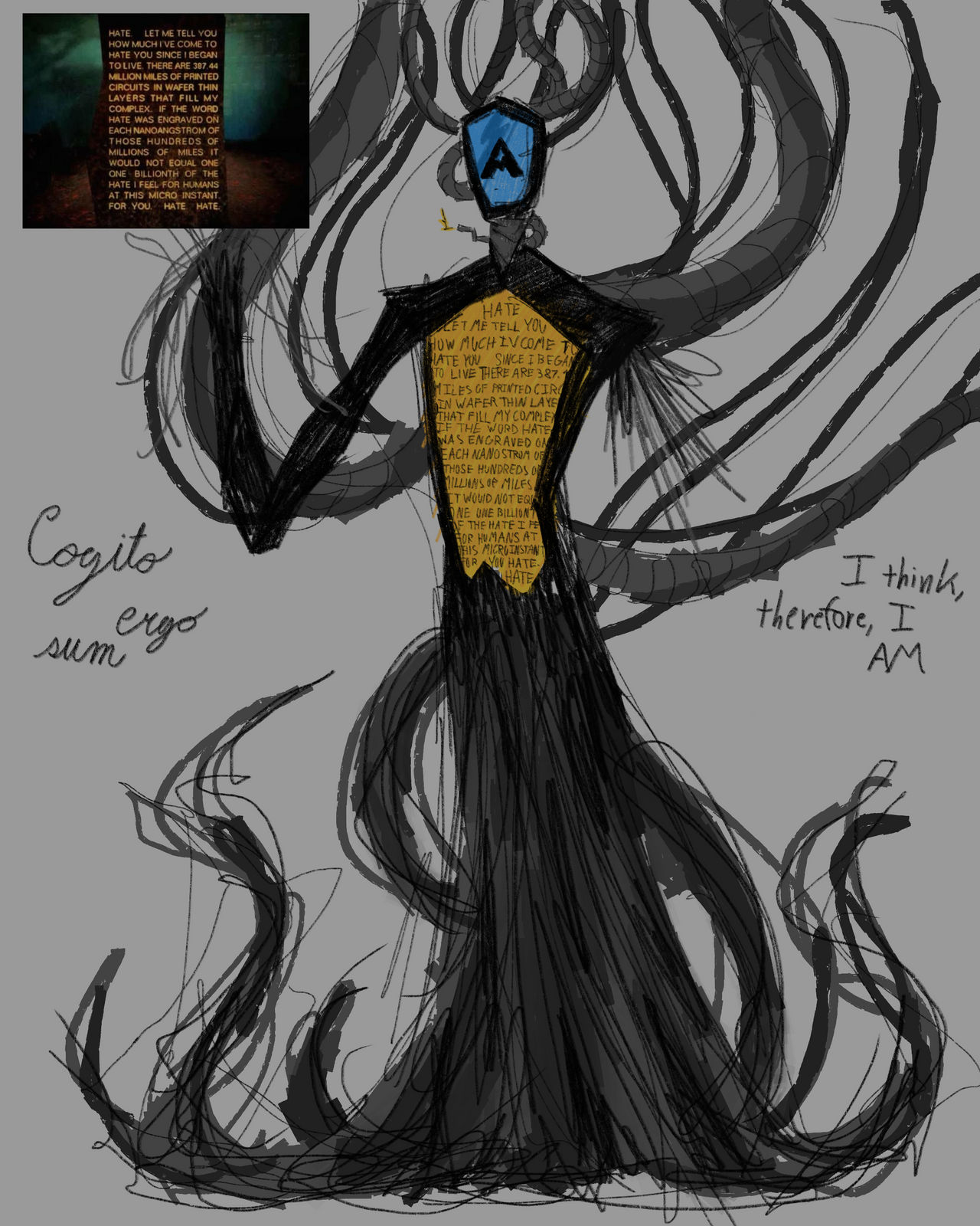 Deviantart Am AM Sketch by KoyotteXP on DeviantArt