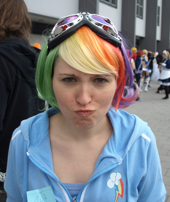 Rainbow Dash Cosplay Stock