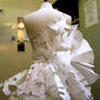 paper dress -back