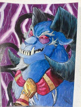 Grogar - Pastel gras - Oil pastel