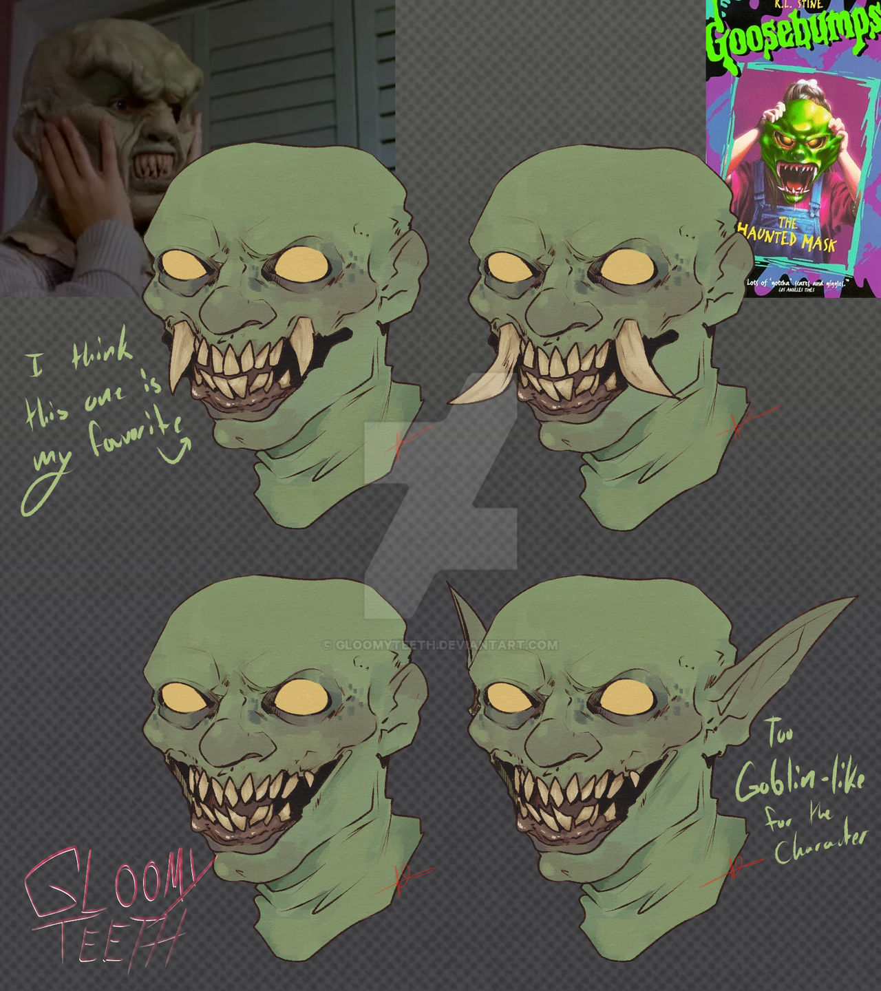 Haunted Mask concepts by GloomyTeeth on DeviantArt