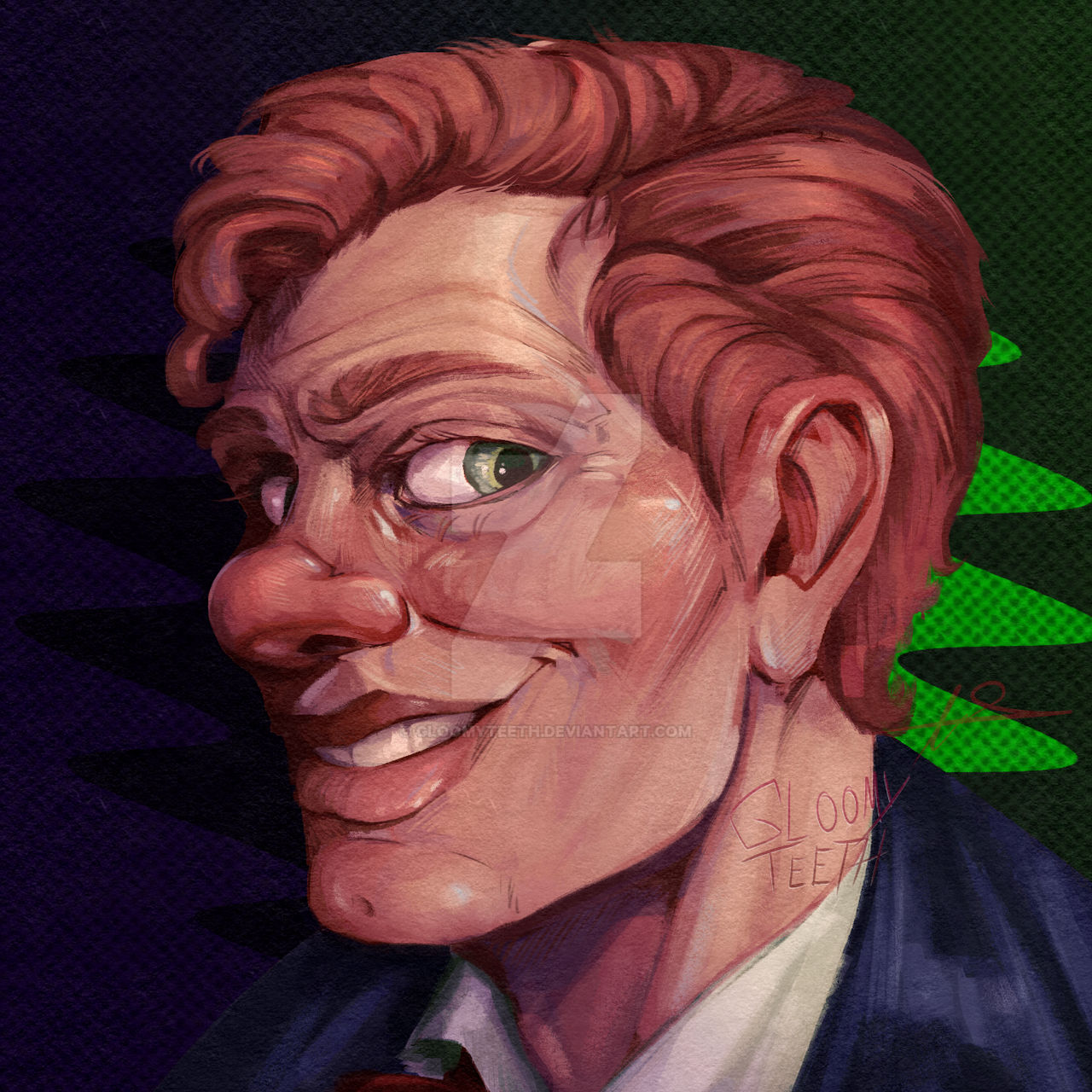 Human TV Slappy Portrait by GloomyTeeth on DeviantArt