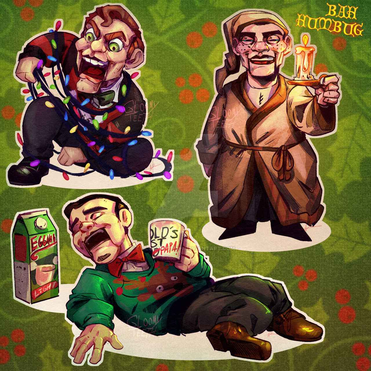Slappy Holidays! by GloomyTeeth on DeviantArt