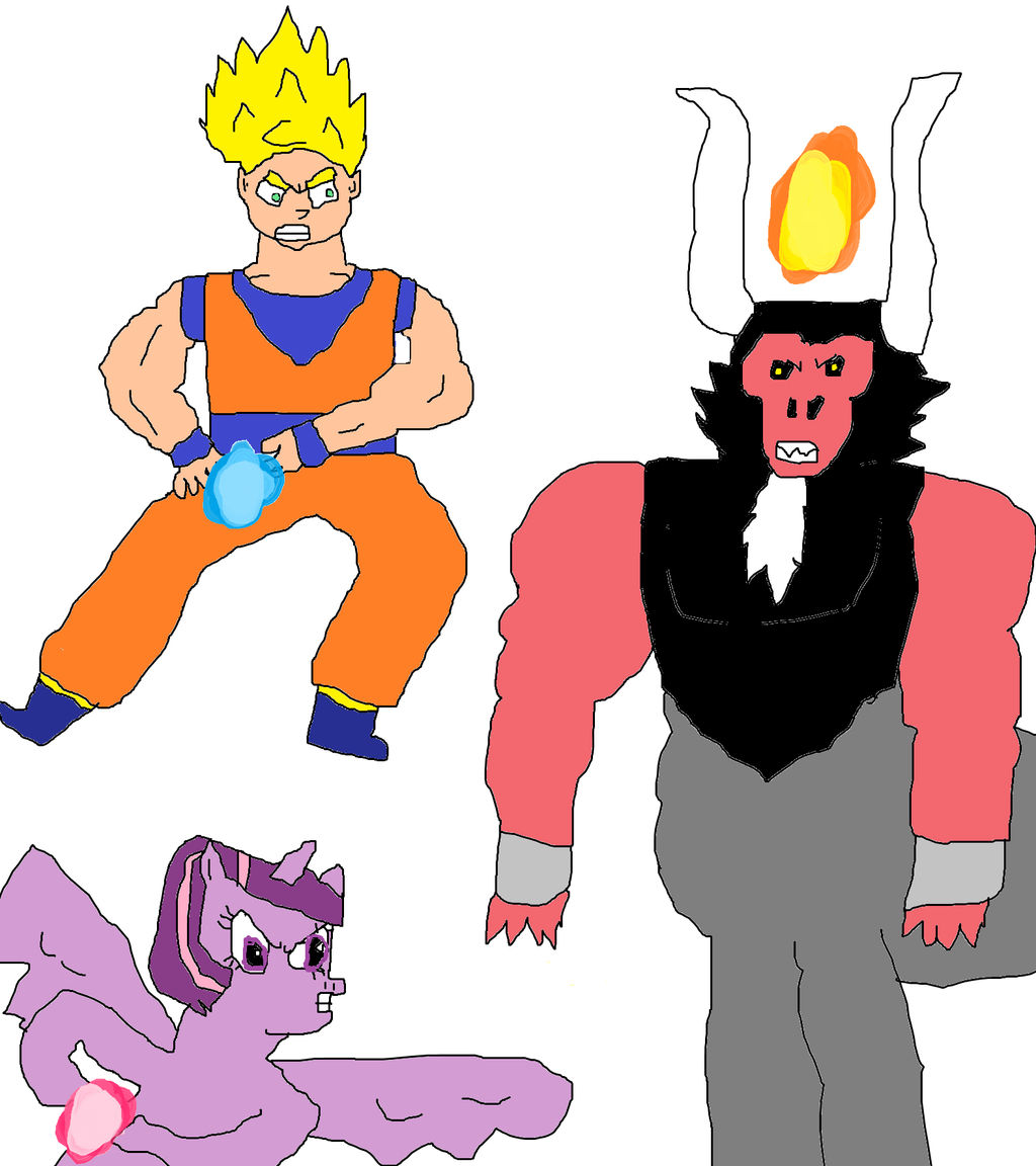 Goku and Twilight vs Tirek