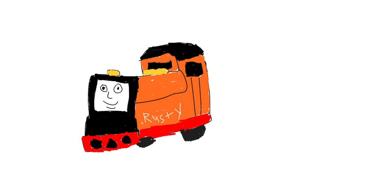 Rusty the little diesel by Simpsonsfanatic33 on DeviantArt