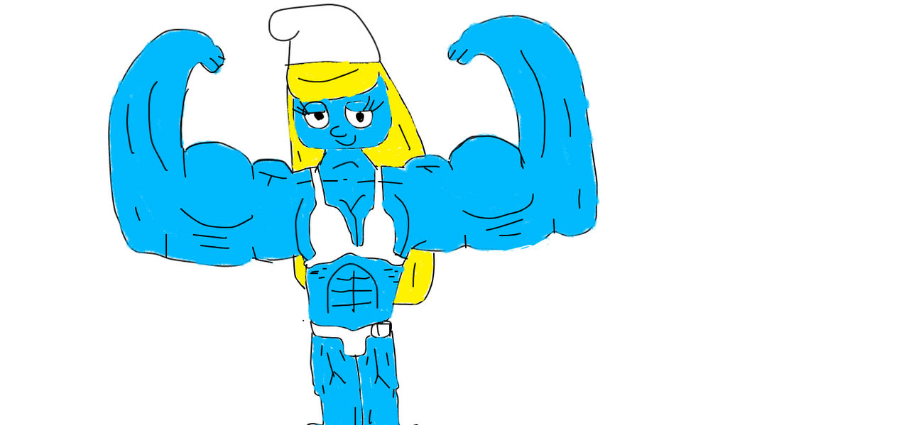 Buff Toon Girls 17: Smurfette by Simpsonsfanatic33 on DeviantArt