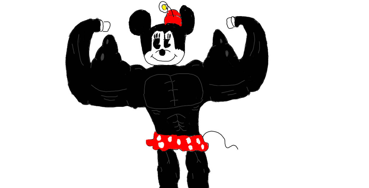 Strong Mini Mouse Muscular Minnie Mouse 15 by Simpsonsfanatic33 on DeviantArt
