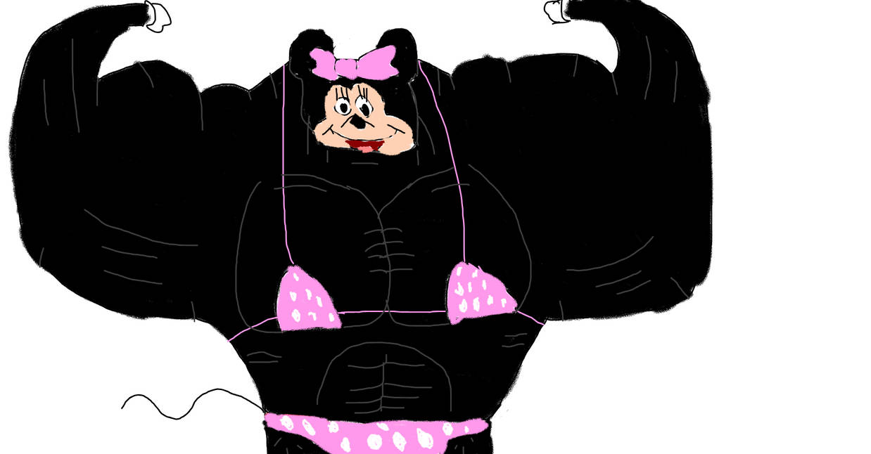 Strong Mini Mouse Mega Muscular Minnie Mouse 2 by Simpsonsfanatic33 on DeviantArt