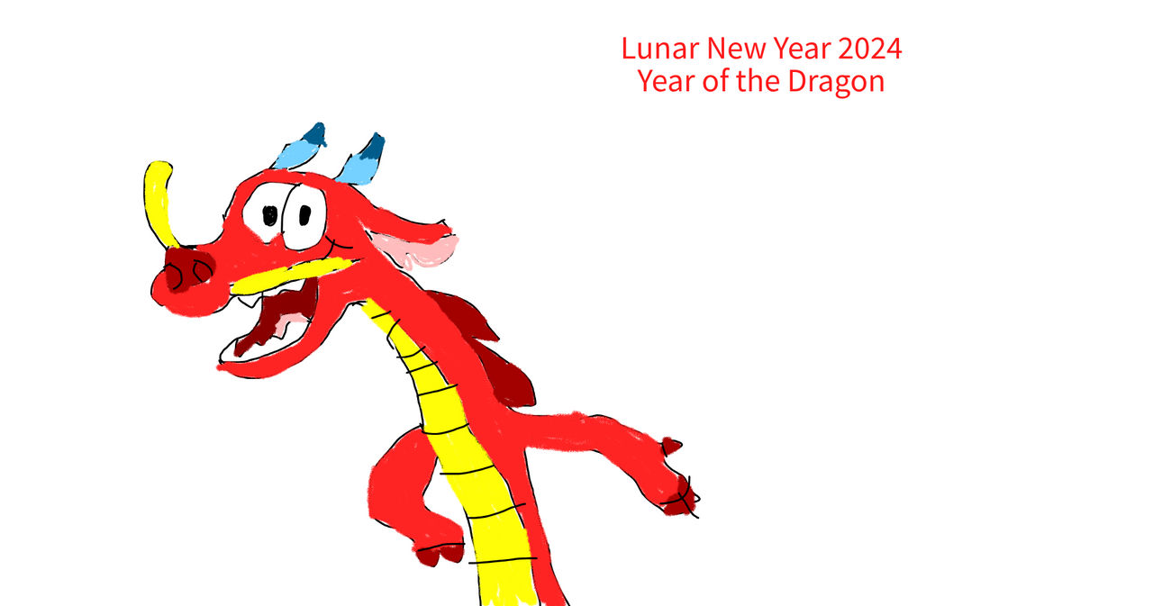 Lunar New Year 2024 Year of the Dragon by Simpsonsfanatic33 on DeviantArt