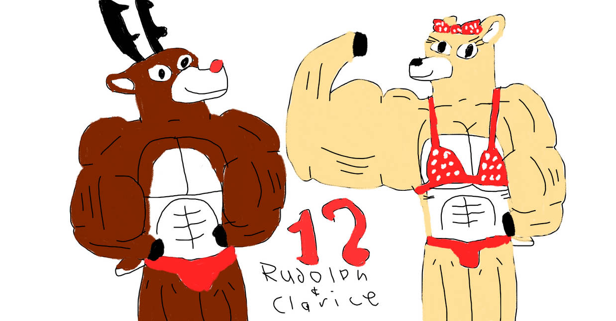 12 Buff Couples of X-Mass 12: Rudolph and Clarice by Simpsonsfanatic33 ...