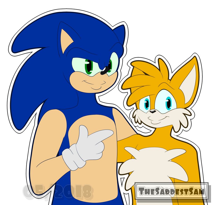 Sonic And Tails By Thesaddestsam On Deviantart