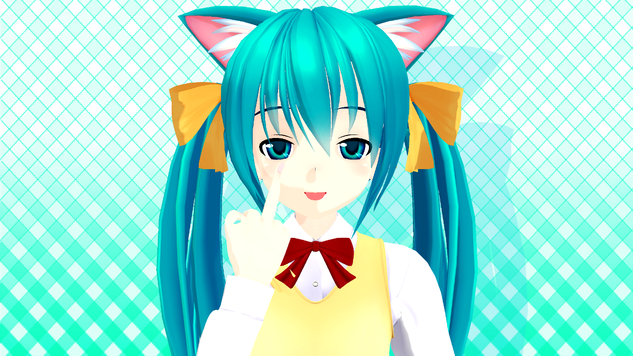 [MMD] Nigamon Miku Nyan - Bleee