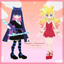 Panty and Stocking - 3D Model MMD, VRM, VRChat