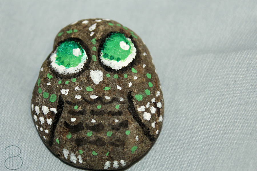 [ Painted Rocks ] Owl