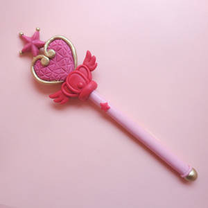 Pink Moon Stick Pen (Sailor Moon) by bellakenobi