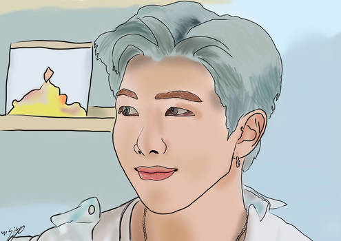 Rap monster (Kim Namjoon) from BTS 