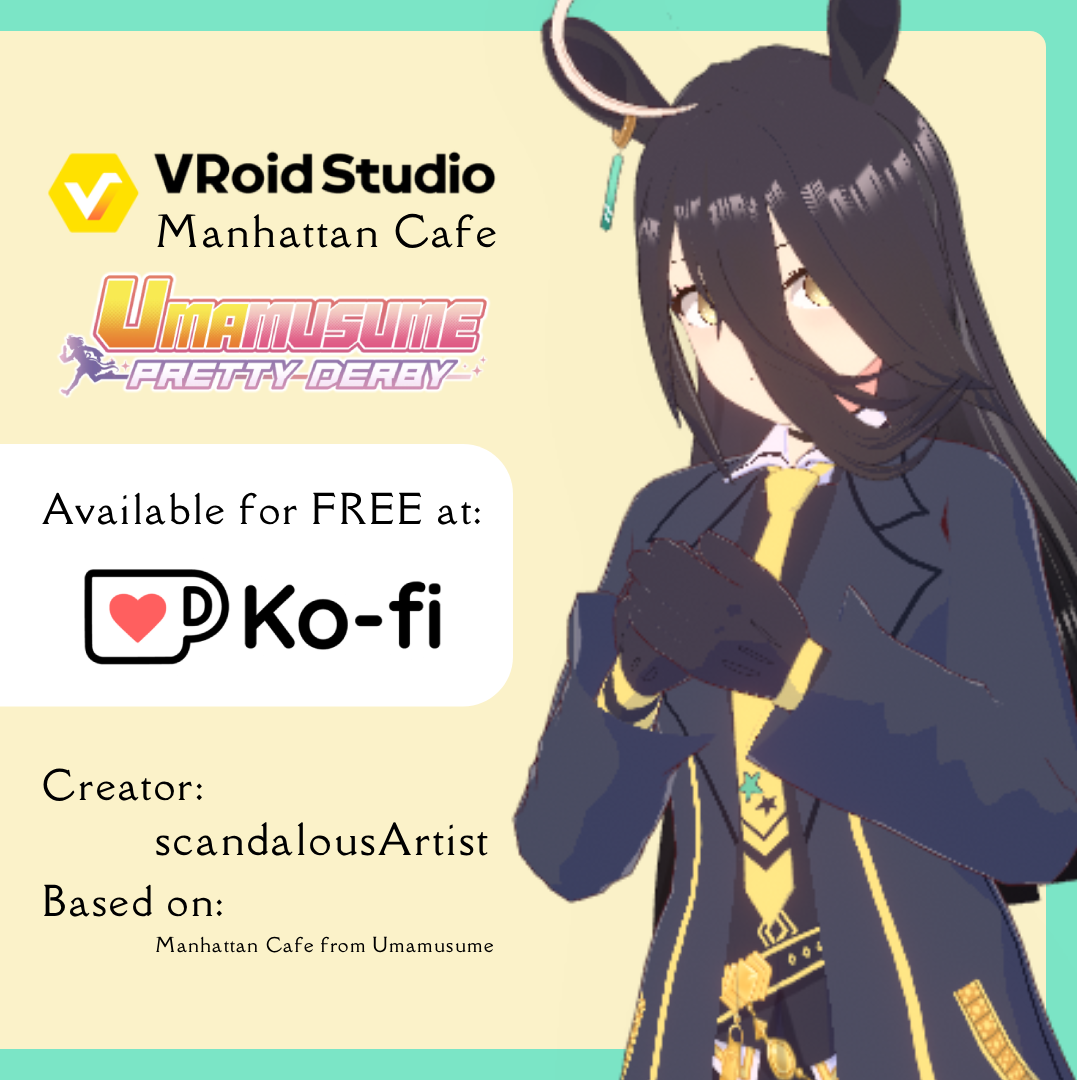 【VROID: Model】FAN-MADE Manhattan Cafe preview
