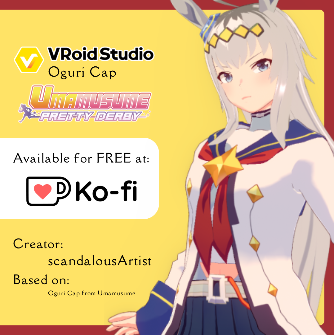 【VROID: Model】FAN-MADE Oguri Cap preview