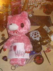 My Pink Gloomy Bear Loves Mike