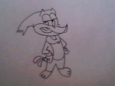 Woody Woodpecker Pencil Test 1