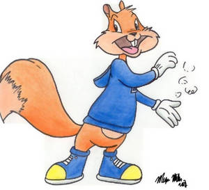 Cartoon-Style Conker