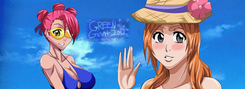 Switch: Orihime - Luffy by sarahmandrake on DeviantArt