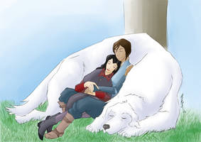 peaceful korrasami and naga