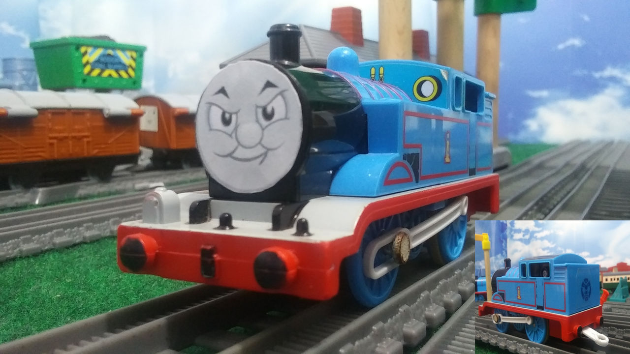 Trainsformers Thomas by megahedgehogx on DeviantArt