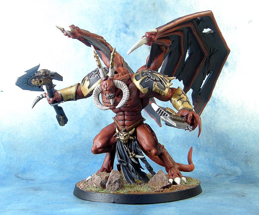 Khorne themed Chaos Space Marines Daemon Prince