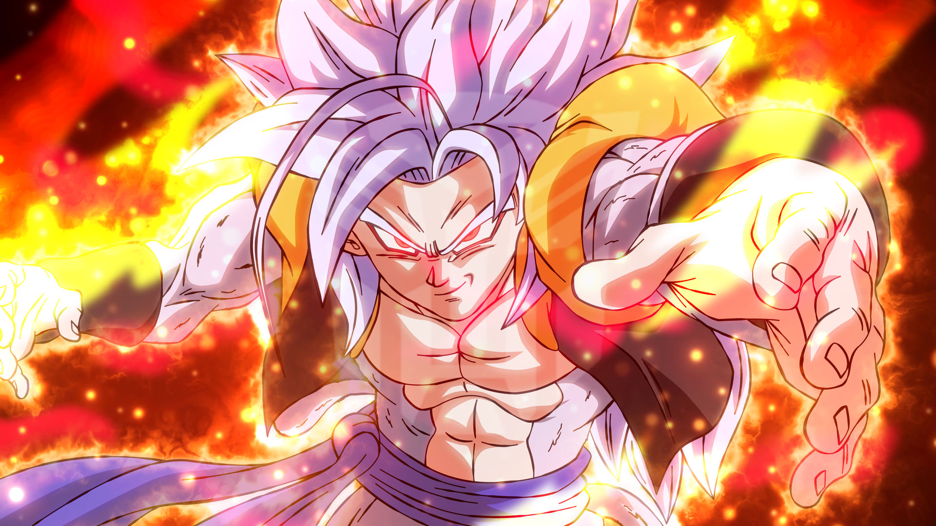 Ultra Instinct SSJ5 Goku by sainikaran9999 on DeviantArt