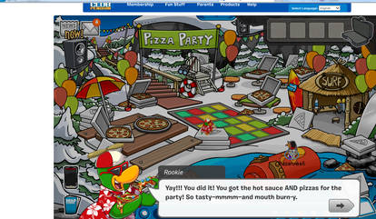 Yay! Pizza Party With Rookie!