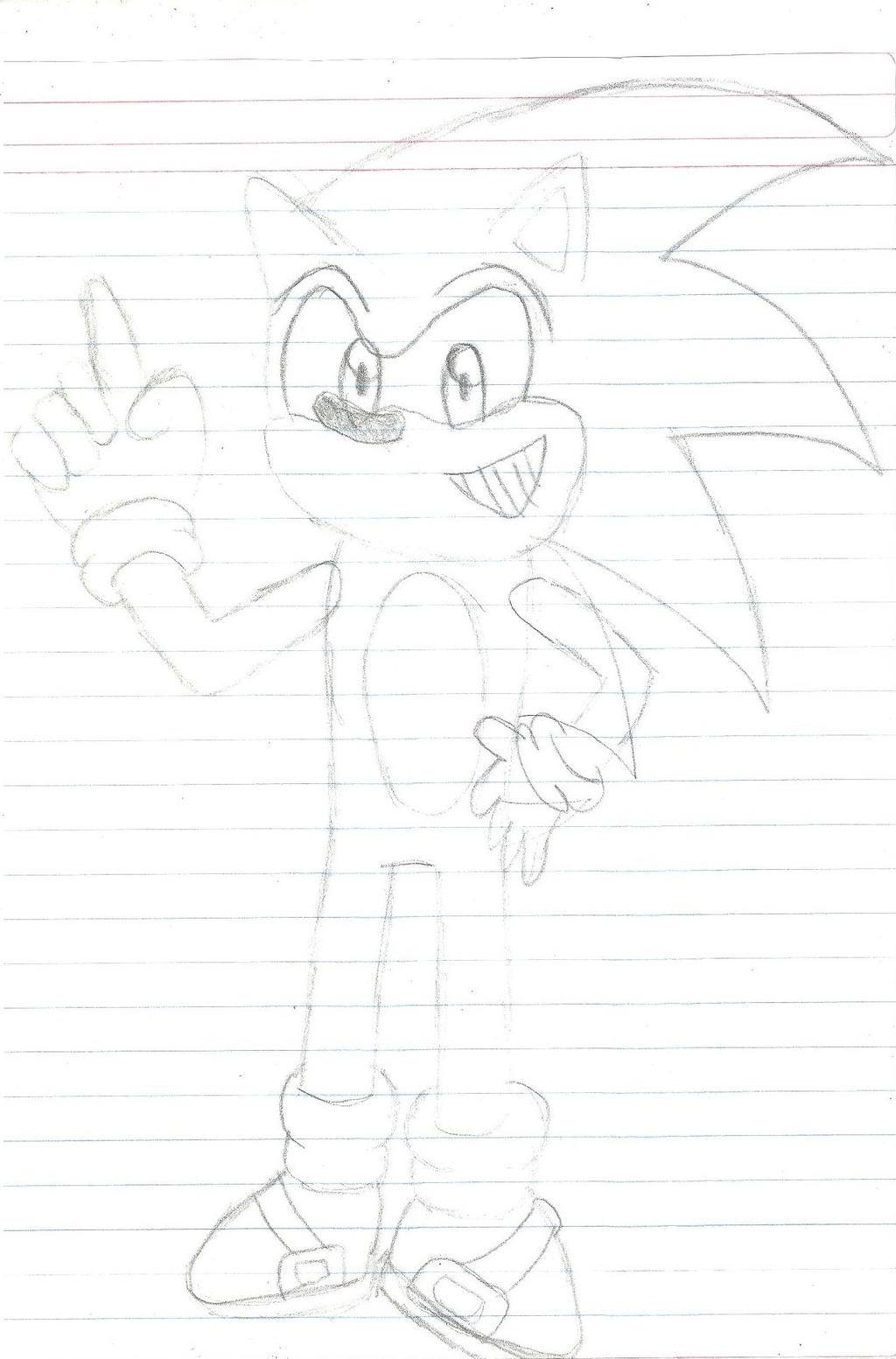 Sonic (Smile) by megakevin on DeviantArt