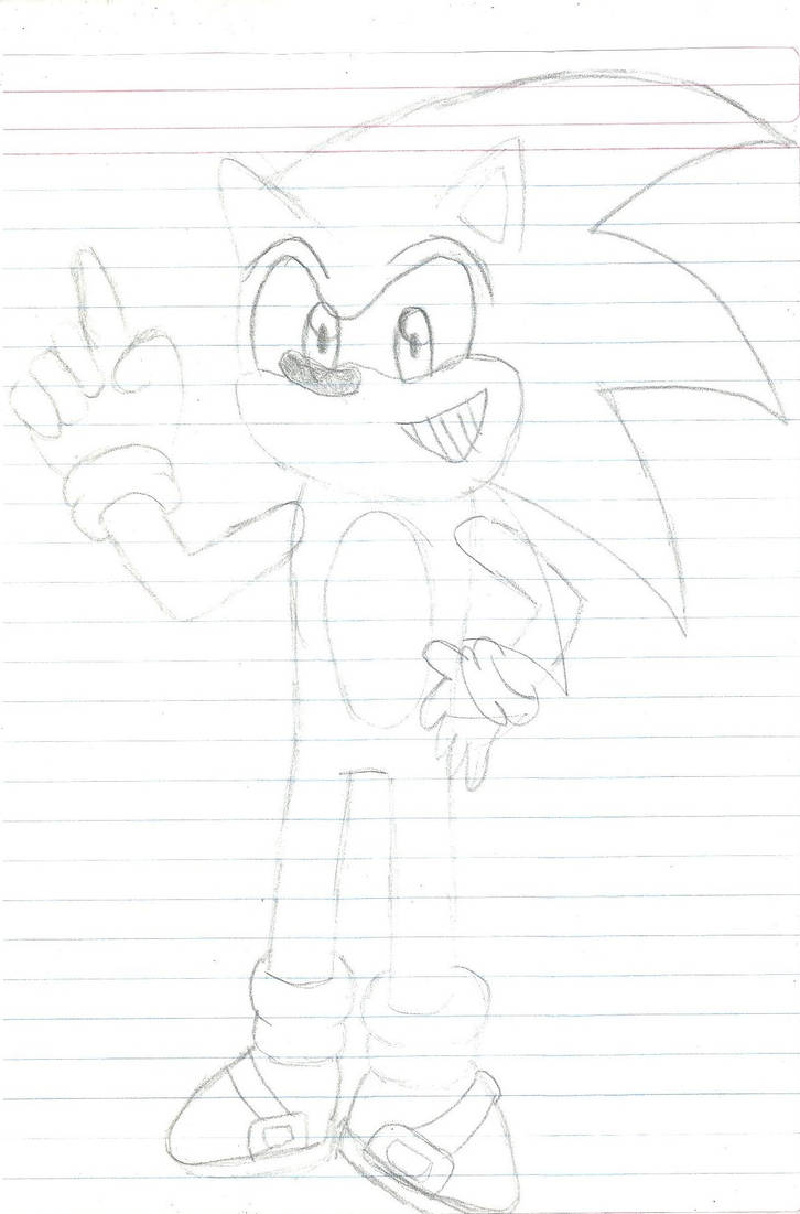 Sonic (Smile) by megakevin on DeviantArt