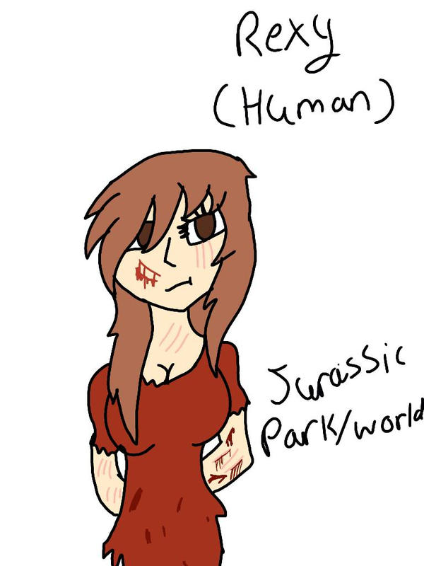 human Rexy (Jurassic park/world) by ThegodOfVines21 on DeviantArt