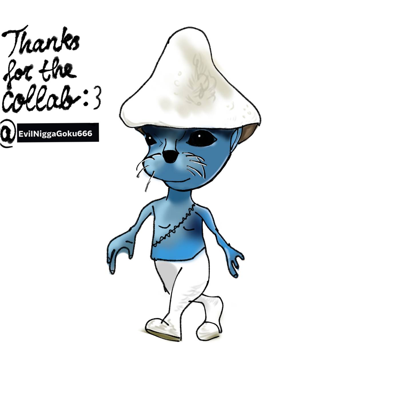 my attempt to create the smurf cat meme : r/FallGuysFashion