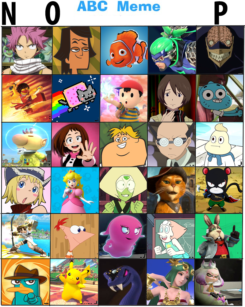 Npd Characters Top 30 N-P Characters by JIMBOYKELLY on DeviantArt