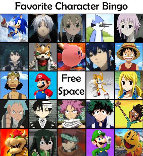 Character Bingo] - Mirai Nikki by CamomiIe on DeviantArt